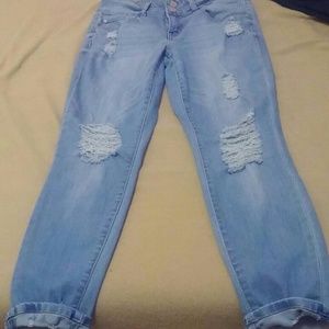 ripped boyfriend jeans